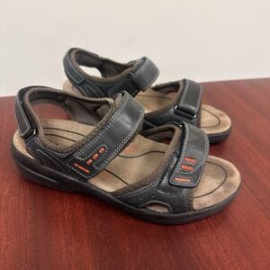Orthofeet 561 Cambria Sandals Mens Size 7 4E Extra Wide Shoes Outdoors Leather
